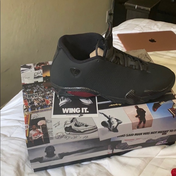 Jordan 14 Retro SE Black Anthracite Ferrari